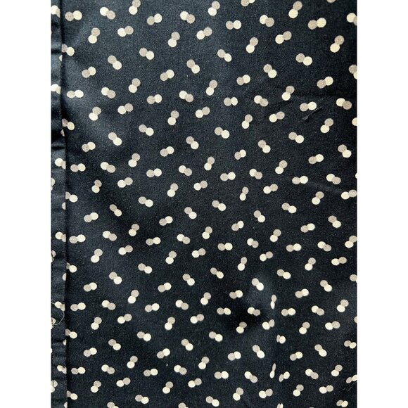 Julian & Mark Men's Minimalist Smart Casual Navy Blue Shirt White Dot Pattern XL - Picture 6 of 7